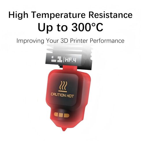 5 قطع جوارب سيليكون P2S مع رمز تعريف لمختبر Bambu P2S/H2D/H2C/H2S/A1/A1MINI، درجة حرارة عالية وغطاء سيليكون متين أجزاء طابعة ثلاثية الأبعاد تحمي كتلة سخان الطارد والفوهة in Kuwait