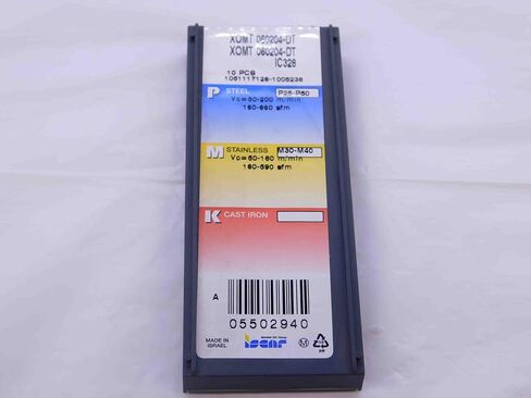 10 قطعة جديد ISCAR XOMT 060204-DT IC328 TiCN المغلفة كربيد الحفر إدراج فهرس-NS0405BM5 in Kuwait