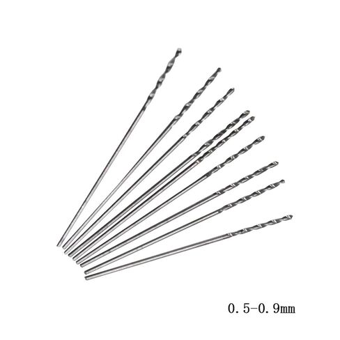10 Miniature Carbide Drills 0.8m Rotary Drill PWIGAAHTW in Saudi Arabia