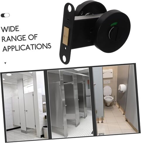 Gatuida Bathroom Stall Lock Privacy Door Lock Vacant Occupied Sign Easy Install Zinc Alloy in Saudi Arabia