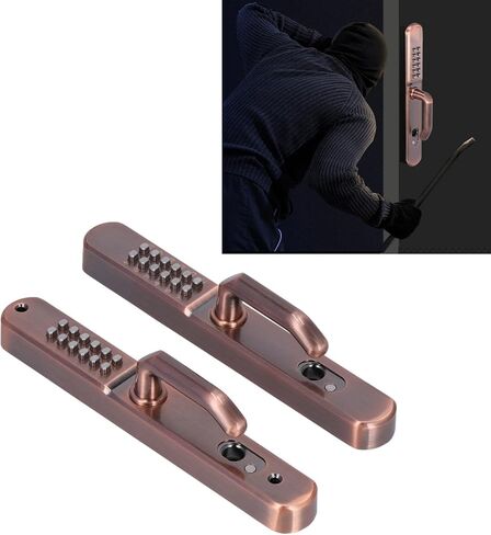 Outdoor Password Door Lock Kit, Waterproof Sunscreen Handle High Security for Home Use Can Resist Strong Impact with Key Suitable for Indoor and Outdoor in Saudi Arabia