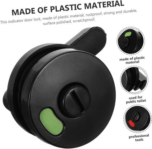 4pcs Occupied Vacant Sign Door Lock Privacy Door Handle Bathroom Lock Latch Security for in Saudi Arabia