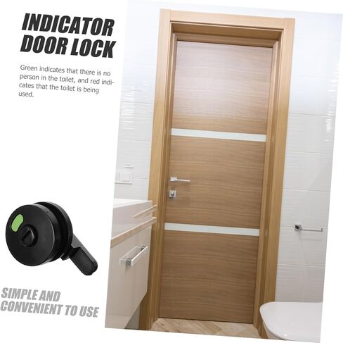 4pcs Occupied Vacant Sign Door Lock Privacy Door Handle Bathroom Lock Latch Security for in Saudi Arabia