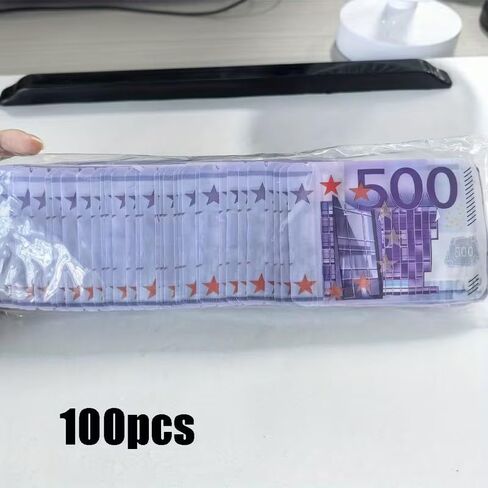 100 Pack 3.5g Self Sealing Bags 4 x 4.9 in Resealable Leakproof Smell Proof Bags for Snacks Candy Jewelry Seeds Euro Bill Design in Saudi Arabia