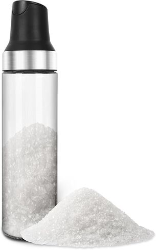 Loscarol Sugar Dispenser with Pour Spout, 17 oz Glass Sugar Shaker Jar or Creamer Dispenser Weighted Pourer for Coffee Bar,Tea & Baking, Sugar Container for Sugar, Honey, Syrup, for Home Kitchen in Kuwait