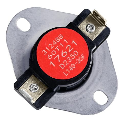 S1-02535380000 فرن ترموستات L140-30F مفتاح حد، إعادة ضبط تلقائي، متوافق مع فرن Coleman Evcon York - بديل لـ S1-7945-3281، S1-7945-3271 - مفتاح قطع آمن لدرجة الحرارة العالية in Kuwait