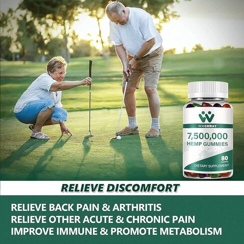 صمغ القنب العضوي عالي الفعالية لتخفيف الألم والقلق أثناء النوم، قوة إضافية متقدمة صالحة للأكل، مستخلص زيت القنب النقي المريح، صمغ منخفض السكر (3 عبوات) in Kuwait