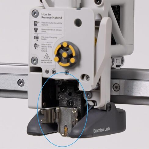 ENOMAKER Bamboo Lab Hotend Heating Assembly Kit for A1,A1 Mini Series 3D Printer, with Thermistor&Heater,300℃ Quick Swap Clamping Component,Secure Heat Block&Heating Base Parts,Mounting Clip Accessory in Saudi Arabia