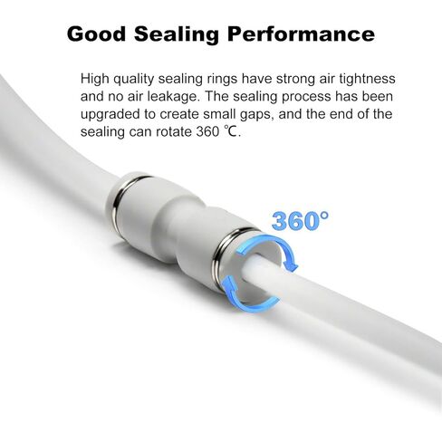 10 قطعة موصل أنبوب تغذية تفلون للطابعة ثلاثية الأبعاد Bambu Lab P1P/P1S/X1/X1C/X1E، AMS تغذية PTFE موصل أنبوب التغذية FDM ملحقات الطابعة ثلاثية الأبعاد أجزاء واجهة 1 قطر 4 مم واجهة 2 قطر 2.5 مم in Kuwait