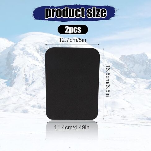 Penitue 2pcs Snowboard Shin Pads, Thickened Foam Cuttable Skiing Shin Guards for Ski Boot Liner Snowboarding Bang Protection in Saudi Arabia