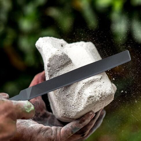 مبرد مسطح متوسط ​​القطع مقاس 8 بوصة، مبرد يدوي مزدوج القطع من الفولاذ عالي الصلابة بدون مقبض مناسب لتشكيل الخشب والمعادن والبلاستيك in Kuwait