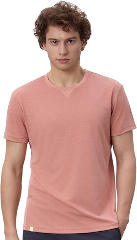 Workout Short Sleeve T Shirt for Men Women V-Stitch Performance Crew Neck Tee Quick Dry in Kuwait