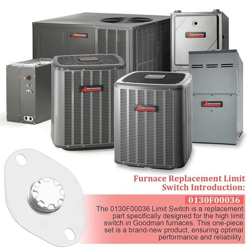 0130F00036 مفتاح حد الفرن، مفتاح الحد L180 F متوافق مع فرن Goodman Amana، أجزاء لاستبدال فرن Goodman، حزمة واحدة in Kuwait