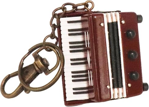 سلسلة مفاتيح آلة موسيقية مصغرة مع حافظة تماثيل صغيرة قابلة للجمع، نسخة طبق الأصل من حلقة مفاتيح هدايا عيد الميلاد وأعياد الميلاد in Kuwait