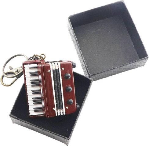 سلسلة مفاتيح آلة موسيقية مصغرة مع حافظة تماثيل صغيرة قابلة للجمع، نسخة طبق الأصل من حلقة مفاتيح هدايا عيد الميلاد وأعياد الميلاد in Kuwait