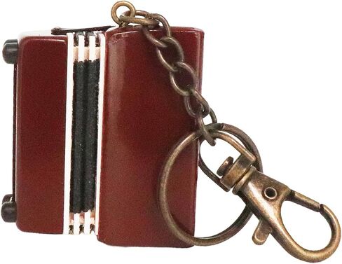 سلسلة مفاتيح آلة موسيقية مصغرة مع حافظة تماثيل صغيرة قابلة للجمع، نسخة طبق الأصل من حلقة مفاتيح هدايا عيد الميلاد وأعياد الميلاد in Kuwait