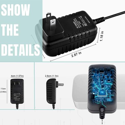 SLLEA AC Adapter Replacement for Casio PX-575R PX-700 CDP-200R Keyboard Charger Power Cord PSU in Saudi Arabia