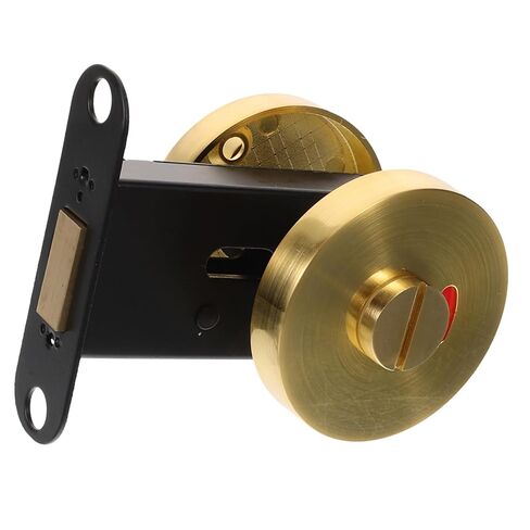 SOLUSTRE Public Toilet Indicator Lock Privacy Door Lock Occupancy Indicator for Bathroom Stall Easy Installation Suitable for Public Restroom Partitions in Saudi Arabia