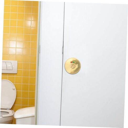 SOLUSTRE Public Toilet Indicator Lock Privacy Door Lock Occupancy Indicator for Bathroom Stall Easy Installation Suitable for Public Restroom Partitions in Saudi Arabia