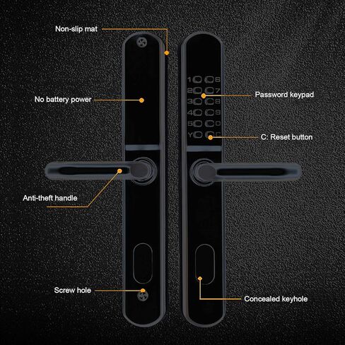 Door Lock, Door Coded Lock AntiTheft for Buliding for Home for Office for Villa in Saudi Arabia
