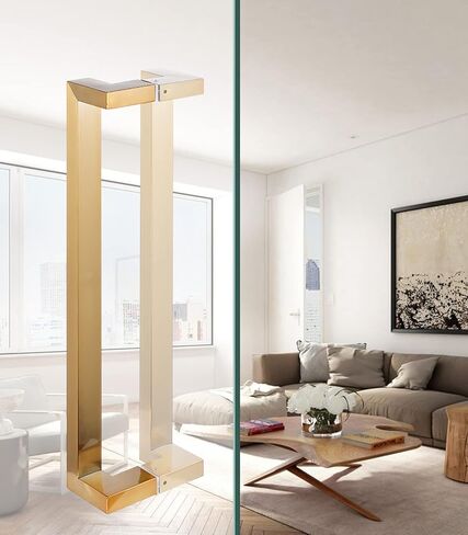 Gold Sliding Barn Door Handles Brushed Nickel Indoor Outdoor Pulls for Bifold Doors & Modern Wooden Doors in Saudi Arabia