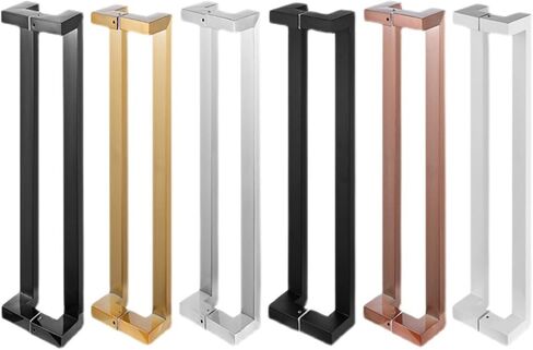 Gold Sliding Barn Door Handles Brushed Nickel Indoor Outdoor Pulls for Bifold Doors & Modern Wooden Doors in Saudi Arabia