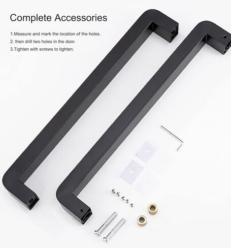 Heavy Duty Commercial Push Pull Bar for Entry Doors Barn Door Hardware Handles and Pulls 55 7/8" Long Various in Saudi Arabia