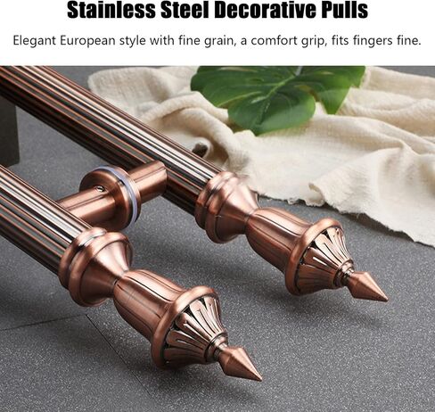 European Style Round Stainless Steel Door Pull Handle for Store Front Entrance and Barn Doors in Saudi Arabia