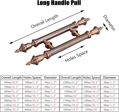 European Style Round Stainless Steel Door Pull Handle for Store Front Entrance and Barn Doors in Saudi Arabia