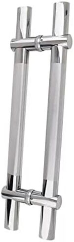 H Shape Barn Door Handles Brushed Finish Heavy Duty Commercial Door Push Bar for Exit Interior and Exterior Doors 47 1/4" Long Ideal for Home or Office Use in Saudi Arabia