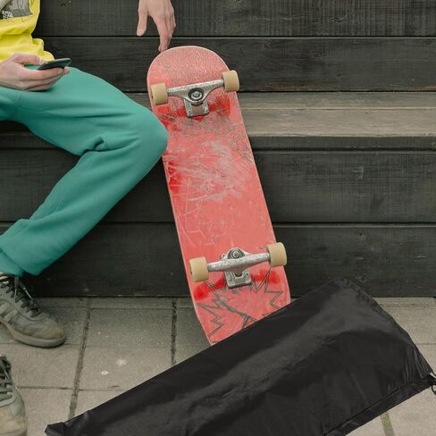 VANZACK Multifunctional Skateboard Sling Bag with Drawstring Closure, Portable Single-shoulder Skateboard Carrying Pouch for Sports and Outdoor Use in Saudi Arabia