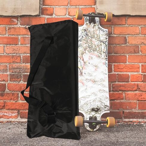 VANZACK Multifunctional Skateboard Sling Bag with Drawstring Closure, Portable Single-shoulder Skateboard Carrying Pouch for Sports and Outdoor Use in Saudi Arabia