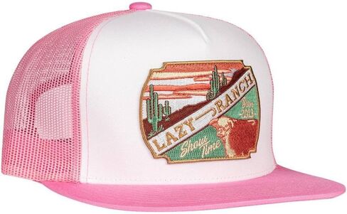Lazy J Ranch Desert Show Time Classic Rope Trucker Hat - Adjustable Unisex Country Hats, Vintage Trucker Hat, Rope Hat in Saudi Arabia
