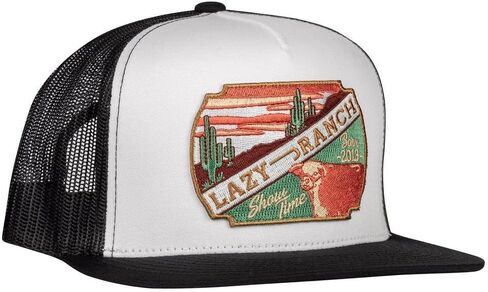 Lazy J Ranch Desert Show Time Classic Rope Trucker Hat - Adjustable Unisex Country Hats, Vintage Trucker Hat, Rope Hat in Saudi Arabia