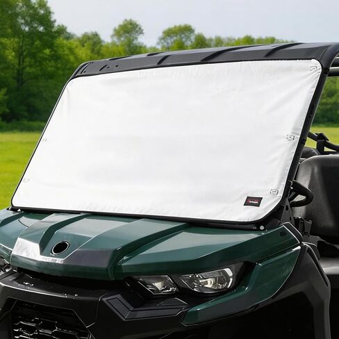 StarknightMT UTV Windshield Snow Cover Compatible with Can-Am Defender 2016-2025 and Polaris Ranger XP 1000 2017-2025 (Not RZR), Waterproof Transport Windshield Protector for Ice and Snow in Saudi Arabia