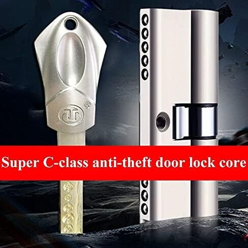 أقفال وشاح Mortice، قفل Mortice Lock، 70 مم قابل للتبديل عالي التحمل للفندق التجاري من الدرجة 2، مقبض باب رافعة قفل نقر الجسم، قفل أسطواني (اللون: 90mm45add45) (اللون: 75mm32.5add42.5) in Kuwait