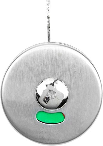 Homoyoyo 1 مجموعة مؤشر المرحاض العام قفل مؤشر الخصوصية قفل الباب مع الحالة دائم الفولاذ المقاوم للصدأ لخصوصية الحمام سهلة التركيب للمراحيض العامة in Saudi Arabia