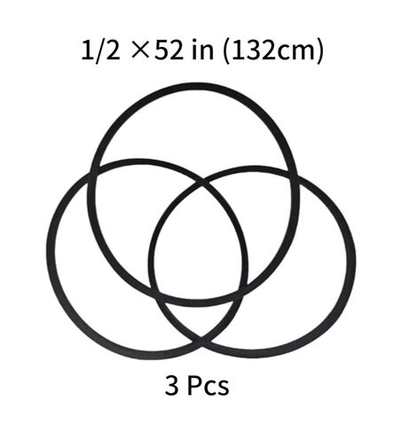 A50/4L520، حزام A50، حزام 4L520، حزام A50 V، أحزمة A50 أو 4L520، حزام A50 أو 4L520 V، 1/2 × 52 بوصة 3 قطع in Kuwait
