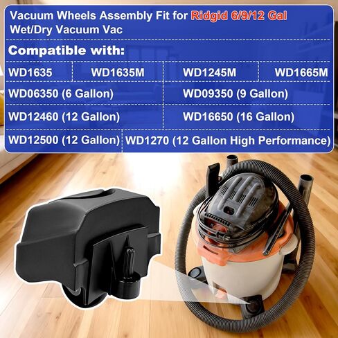 1 قطعة عجلة قدم 12388 ومجموعة عجلات 12293 تناسب Ridgid 6/9/12 جالون مكنسة كهربائية رطبة/جافة WD16650 WD06350 WD1665M WD1635 WD1635M WD1245M WD12460 WD09350 Vac عجلات لوحة العجلات in Saudi Arabia