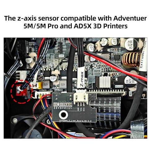 Immdinogo Z-axis Sensor Kit for Adventuer 5M/ 5M Pro AD5X: PCB Board Replacement with Cable for AD5M Auto Levelling 3D Printer Accessories in Saudi Arabia