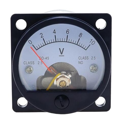 1 قطعة SO-45-V 5 فولت 10 فولت 15 فولت 20 فولت 30 فولت 50 فولت 100 فولت 300 فولت المباشر التناظرية متر لوحة قياس الجهد الحالي متر 47*47 مللي متر الفولتميتر المستدير (100 فولت) in Kuwait