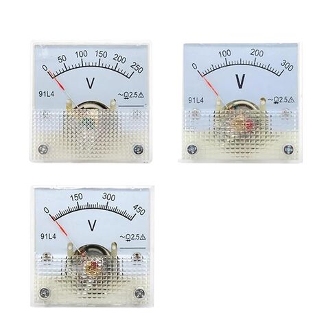 1 قطعة 91L4 التيار المتناوب 0-150 فولت 250 فولت 300 فولت 450 فولت مؤشر نوع التناظرية لوحة فولت الجهد متر الفولتميتر مقياس التيار المتناوب 0-1000 فولت (التيار المتناوب 0-150 فولت) in Kuwait