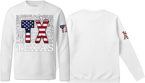 Men's We The People 1776-2026 Waffle T Shirts USA Flag 250 Anniversary Shirt, S-4XL in Kuwait