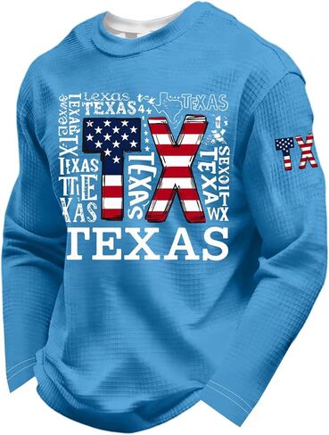 Men's We The People 1776-2026 Waffle T Shirts USA Flag 250 Anniversary Shirt, S-4XL in Kuwait