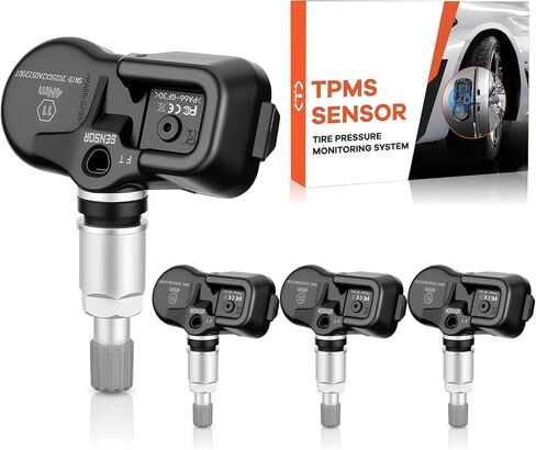 أجهزة استشعار TPMS متعددة البروتوكولات مناسبة لتويوتا ولكزس، 315 ميجا هرتز / 433 ميجا هرتز - 4 قطع، استبدال مراقبة ضغط الإطارات المبرمج مسبقًا لسوبارو BRZ 4Runner Camry Corolla RAV4 Tacoma Tundra RX350 ES350 in Kuwait