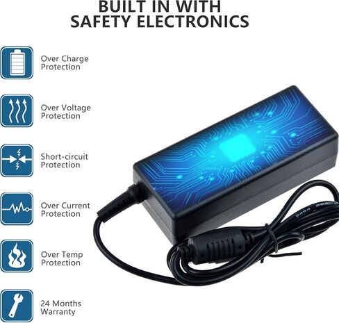 محول تيار متردد متوافق مع سلك إمداد الطاقة للوحة المفاتيح الرقمية Yamaha PSR-SX600 ذو 61 مفتاحًا in Saudi Arabia