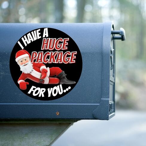 Christmas Magnet for Car, Funny Dirty Santa Magnetic Decoration for Fridge, Lockers or Trucks, 5.5 inches (Put Out for Santa) in Saudi Arabia