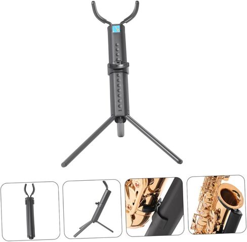 Portable Tenor Saxophone Stand Foldable Saxophone Rack Practical Instrument Bracket for Musician Storage and Display in Saudi Arabia