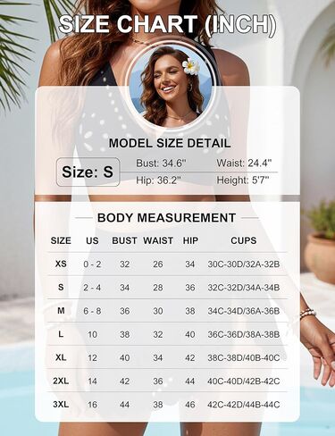 Blooming Jelly Womens High Waisted Bikini Sets Tummy Control Swimsuits with Skirt Two Piece Cutout Bathing Suits in Saudi Arabia
