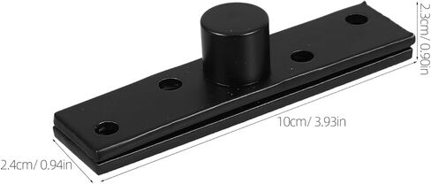 Stainless Steel Heavy Duty 360 Degree Rotating Pivot Hinge for Wood Door, Hidden Center Pivot Hinge with Matte Black Finish, Suitable for Residential and Commercial Doors in Kuwait